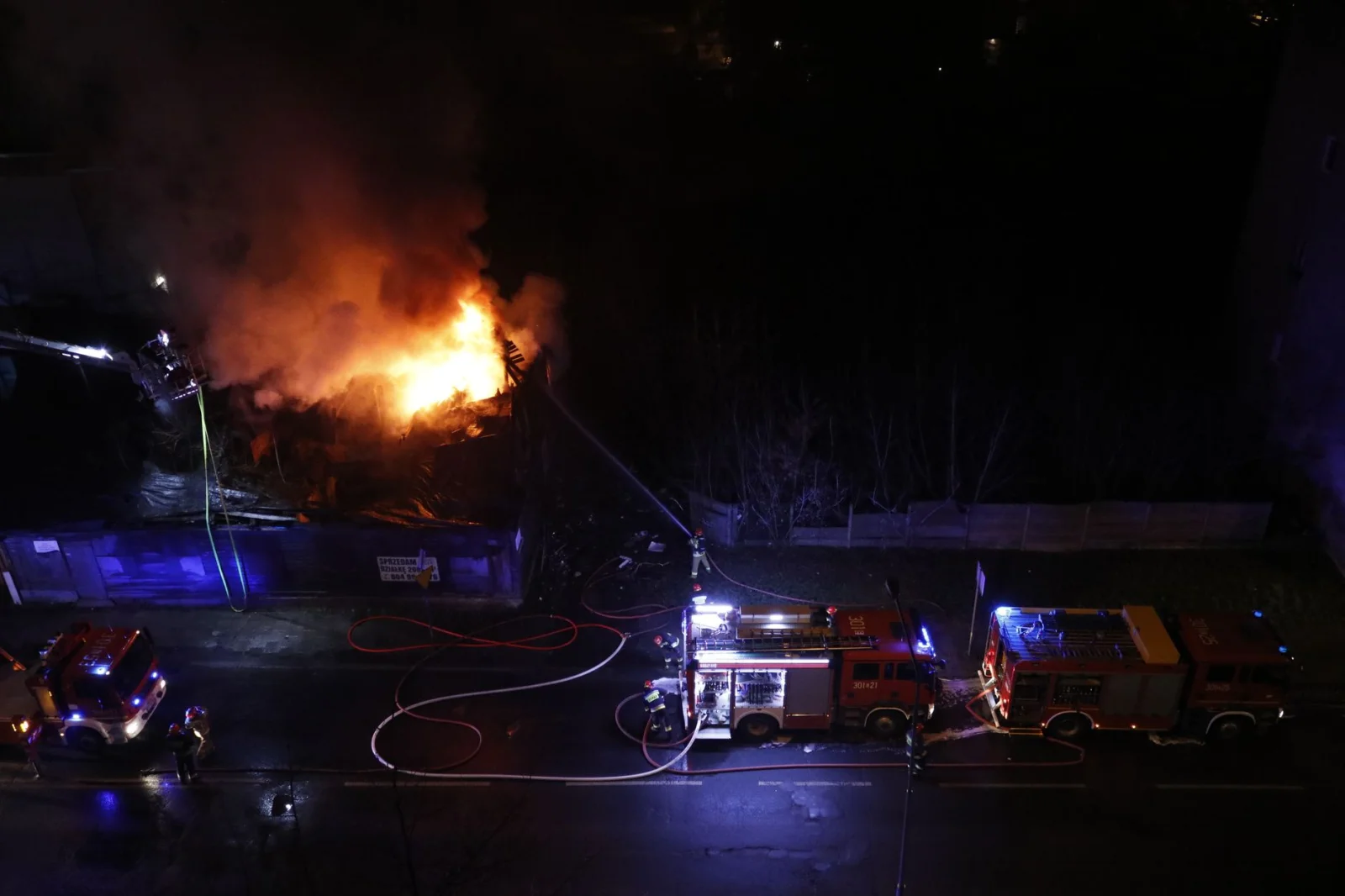 Major Fire and Escalating Accusations