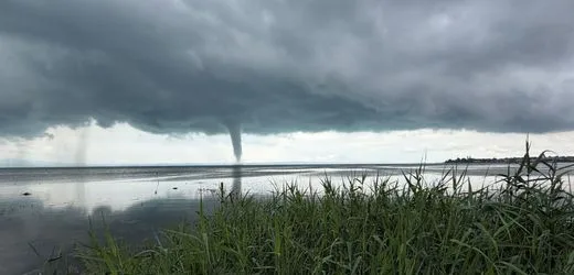 Water Spout Over Lake Constance: A Rare Phenomenon