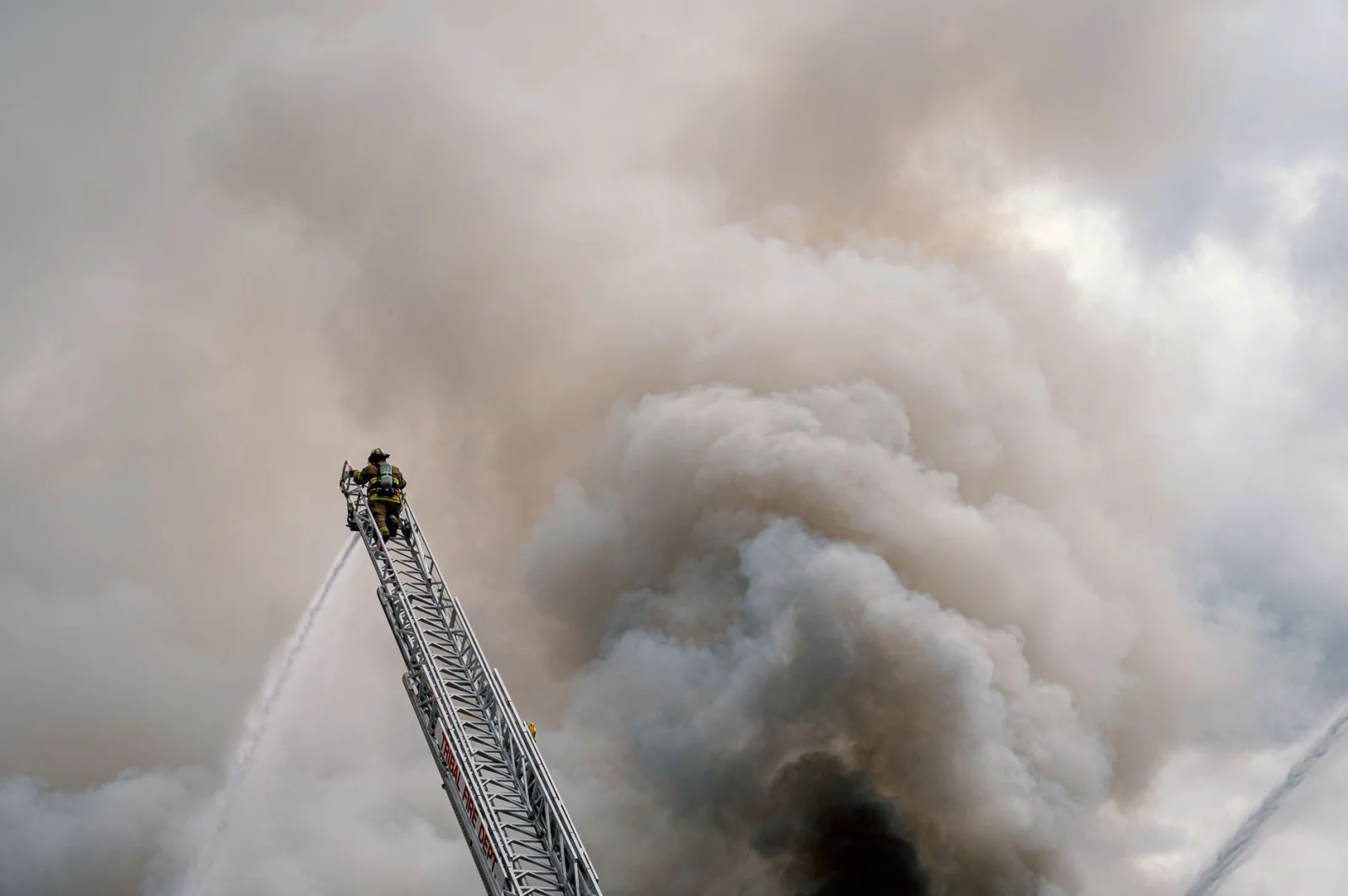 Massive Fire at Production Warehouse in Brandenburg