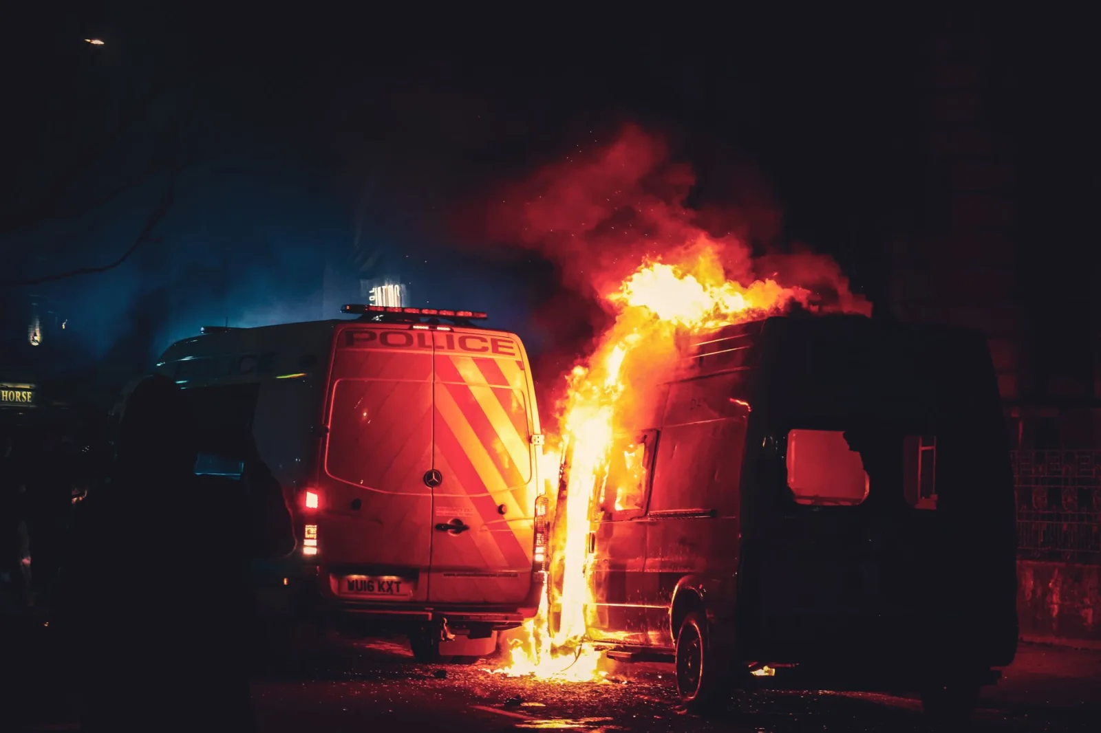 Night Attack: Unknown Individuals Set Speed Cameras on Fire
