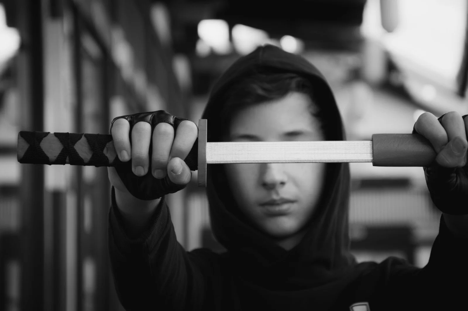13-Year-Old at Festival, Knife in Hand!
