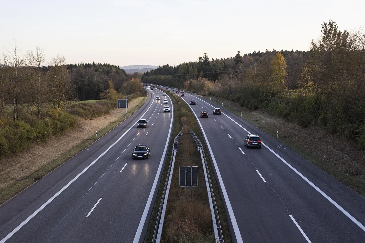 Heavy Traffic on Highway A10 Due to Extreme Heat