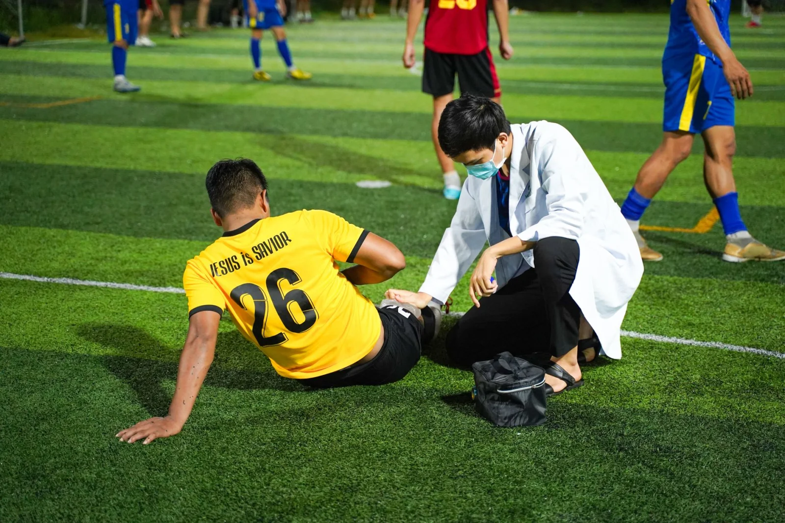Surprise on the Field: Sudden Injury of Moroccan Star