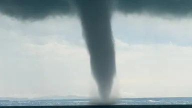 Water Spout Over Lake Constance: A Stunning Natural Display
