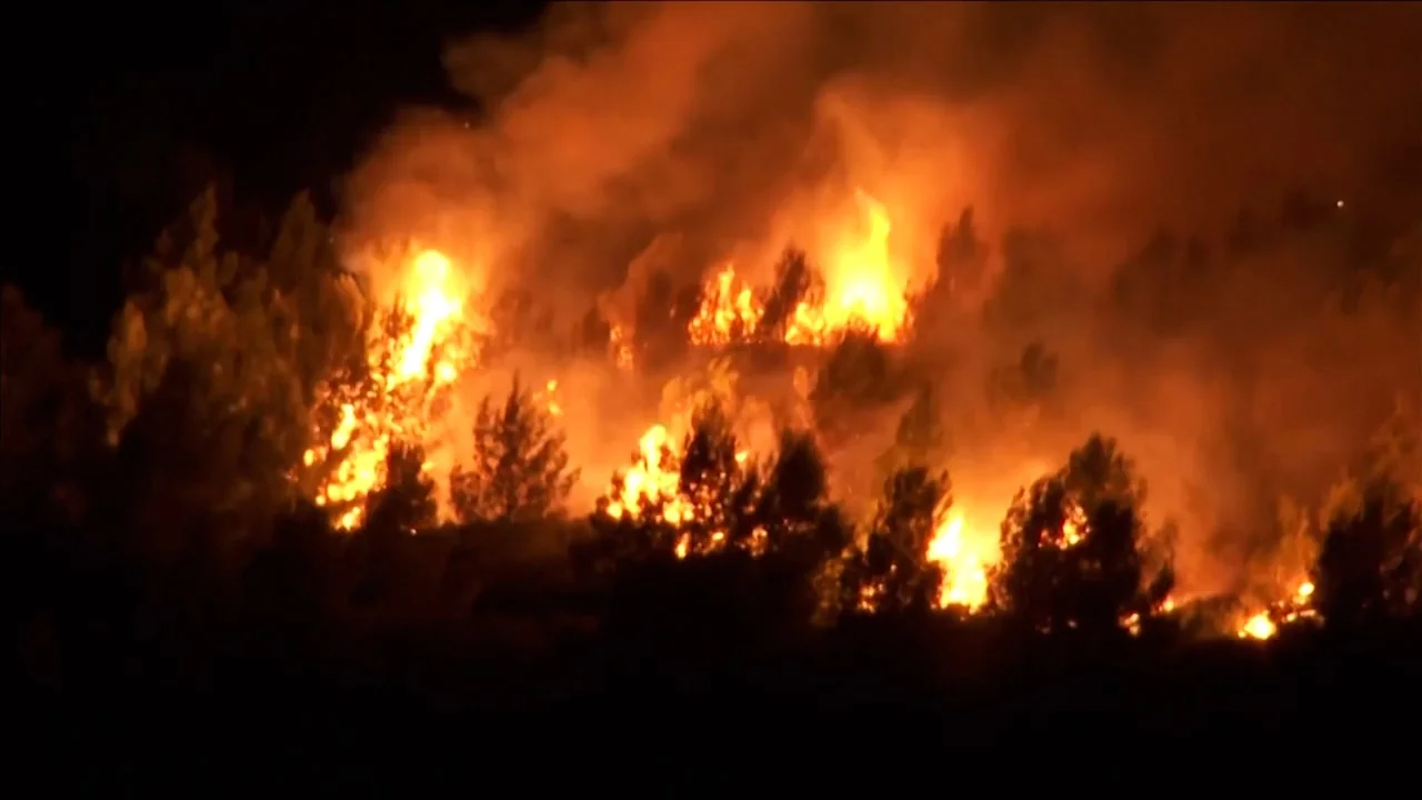 Fire in Holiday Paradise - Thousands of Tourists Fleeing from Southern France
